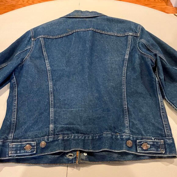 Vintage Levi's Denim Jean Jacket 70506 0216 Dark Wash Size 40 Made in USA - Picture 4 of 6